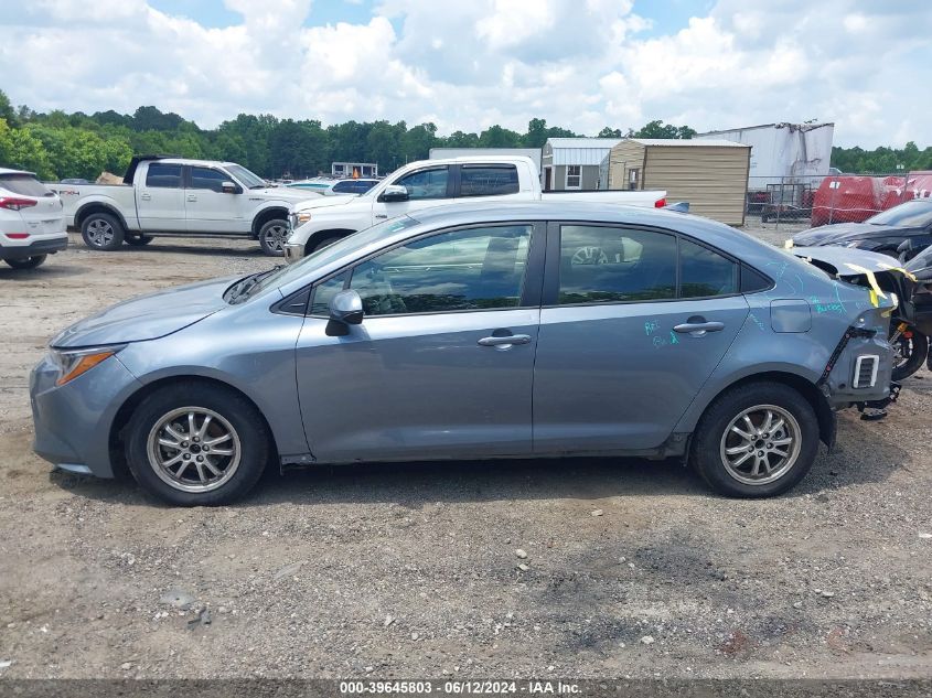 2022 Toyota Corolla Hybrid Le VIN: JTDEAMDE0NJ057610 Lot: 39645803