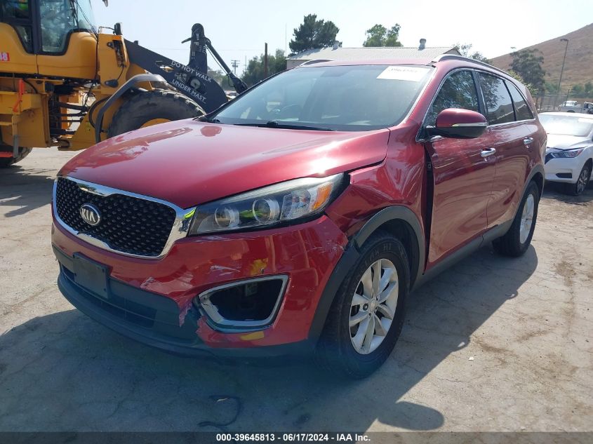 2016 KIA SORENTO 3.3L LX - 5XYPG4A57GG001520