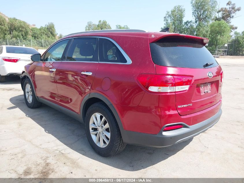 2016 KIA SORENTO 3.3L LX - 5XYPG4A57GG001520