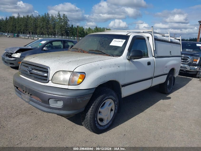 2000 Toyota Tundra VIN: 5TBJN3214YS094950 Lot: 39645840