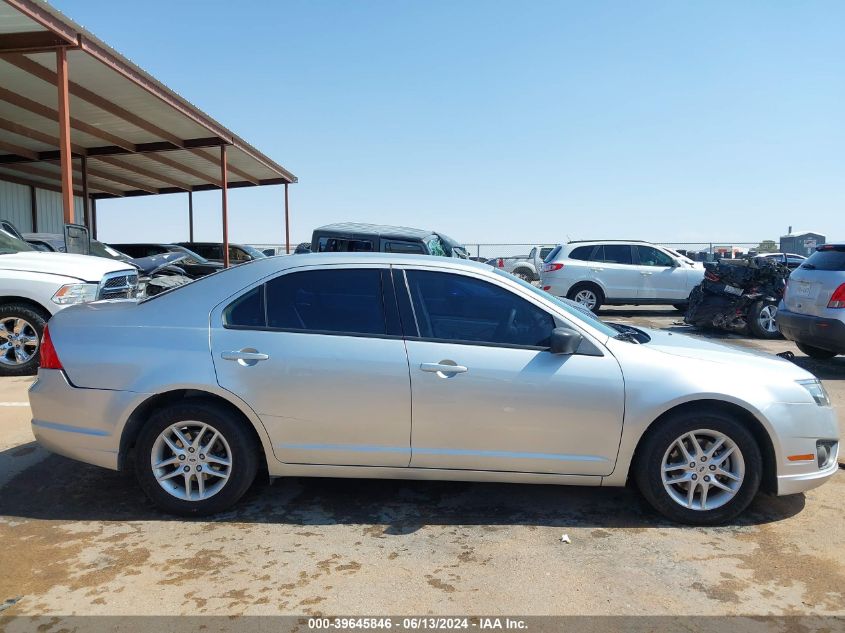 2011 Ford Fusion S VIN: 3FAHP0GA6BR332532 Lot: 39645846