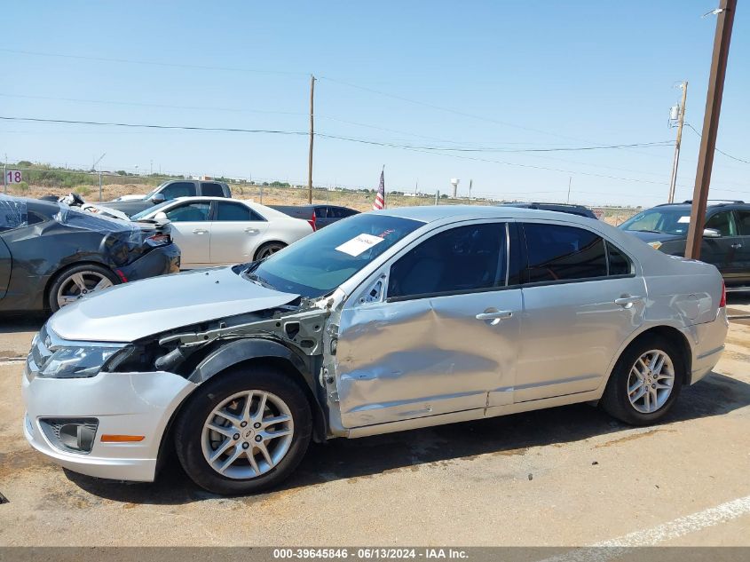 2011 Ford Fusion S VIN: 3FAHP0GA6BR332532 Lot: 39645846