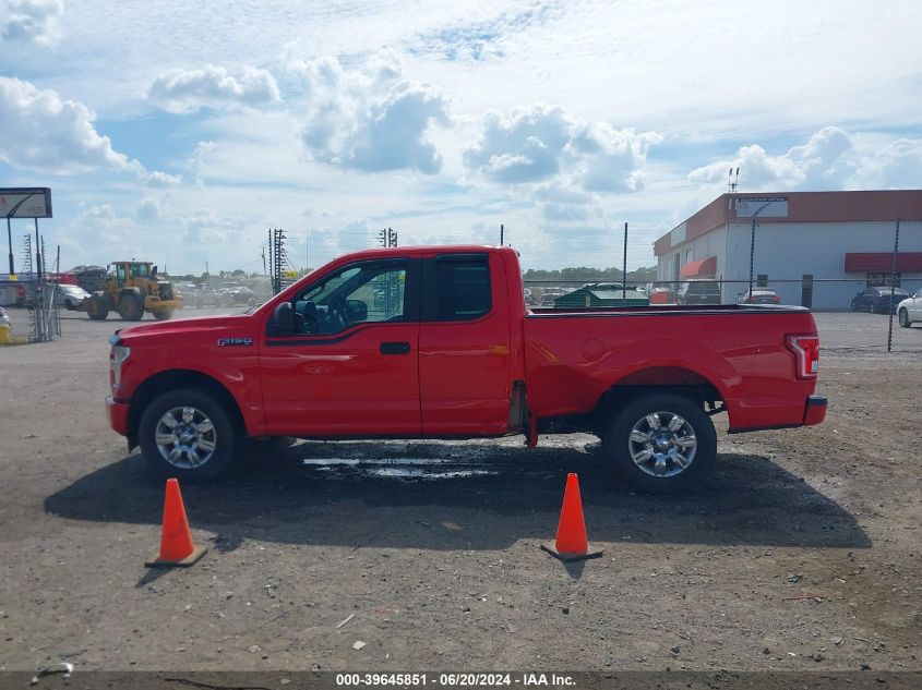 2017 Ford F-150 Xl VIN: 1FTEX1CF0HKC20245 Lot: 39645851