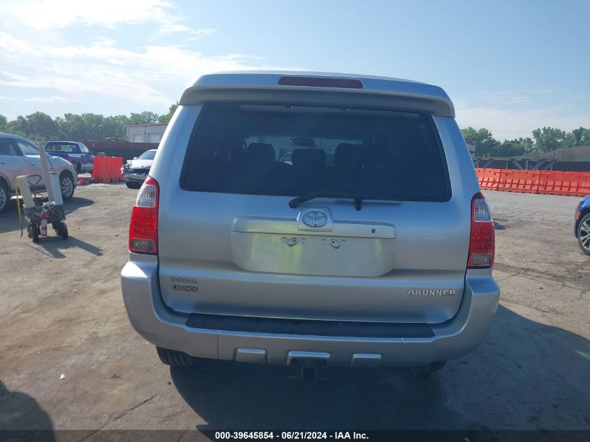 2006 Toyota 4Runner Sr5 Sport V6 VIN: JTEBU14R868059153 Lot: 39645854