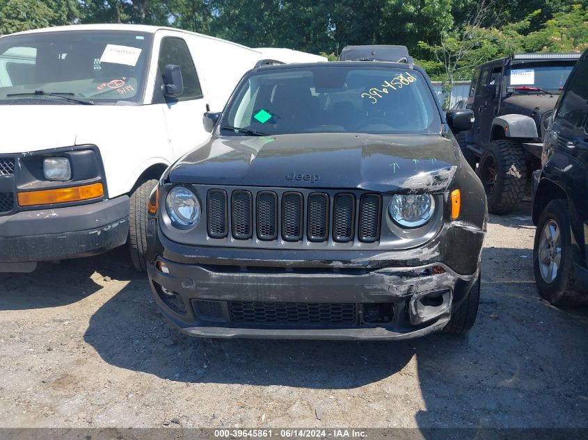 2018 Jeep Renegade Altitude Fwd VIN: ZACCJABB0JPJ00297 Lot: 39645861