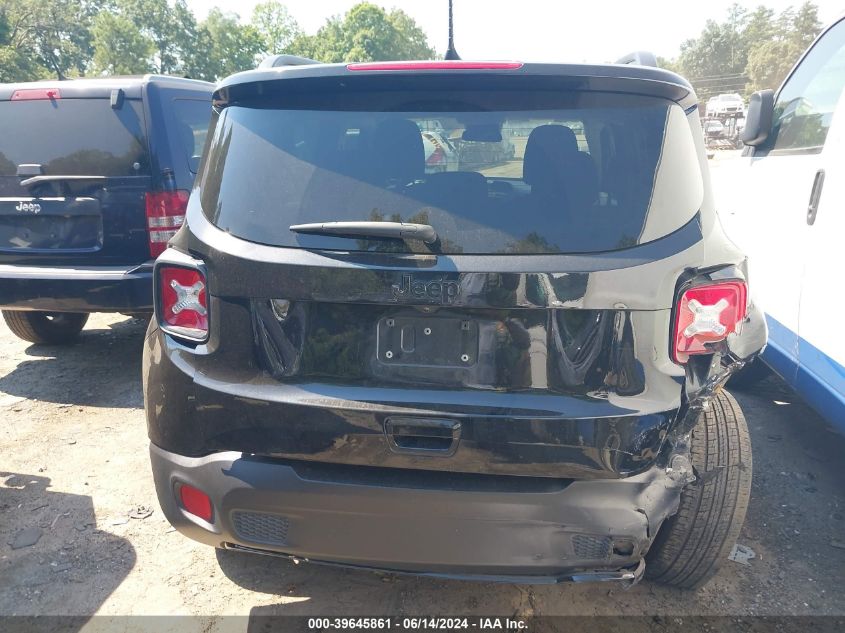 2018 Jeep Renegade Altitude Fwd VIN: ZACCJABB0JPJ00297 Lot: 39645861