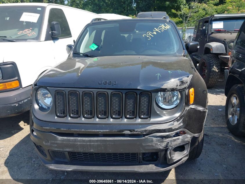 2018 Jeep Renegade Altitude Fwd VIN: ZACCJABB0JPJ00297 Lot: 39645861