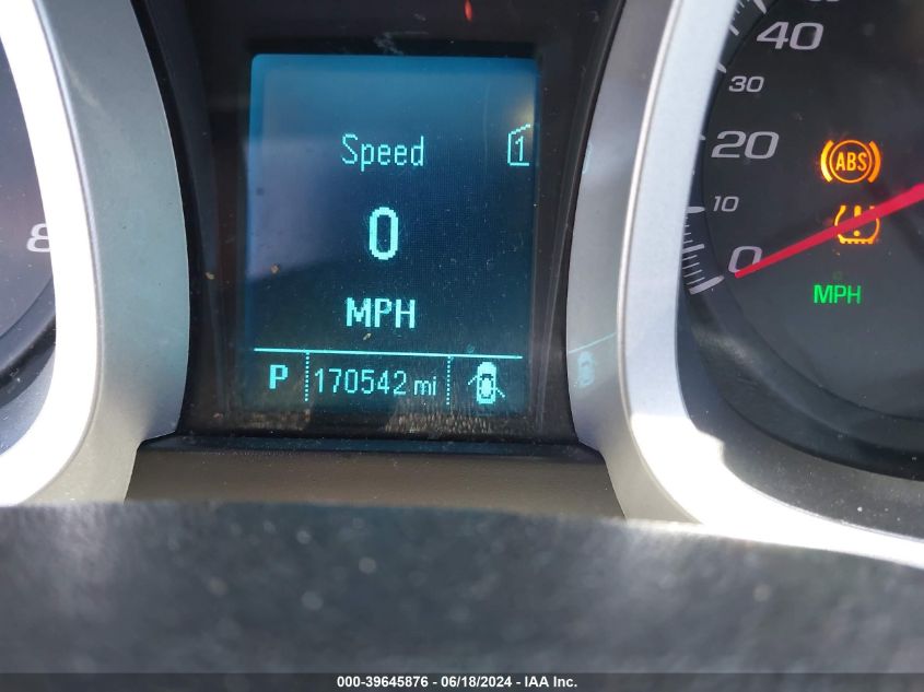 2012 Chevrolet Equinox 1Lt VIN: 2GNALDEK5C6170760 Lot: 39645876