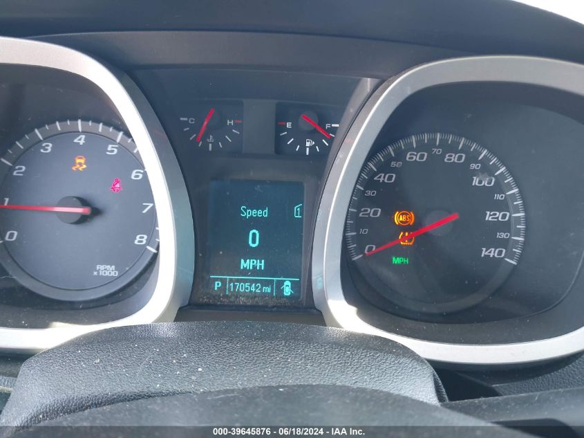 2012 Chevrolet Equinox 1Lt VIN: 2GNALDEK5C6170760 Lot: 39645876