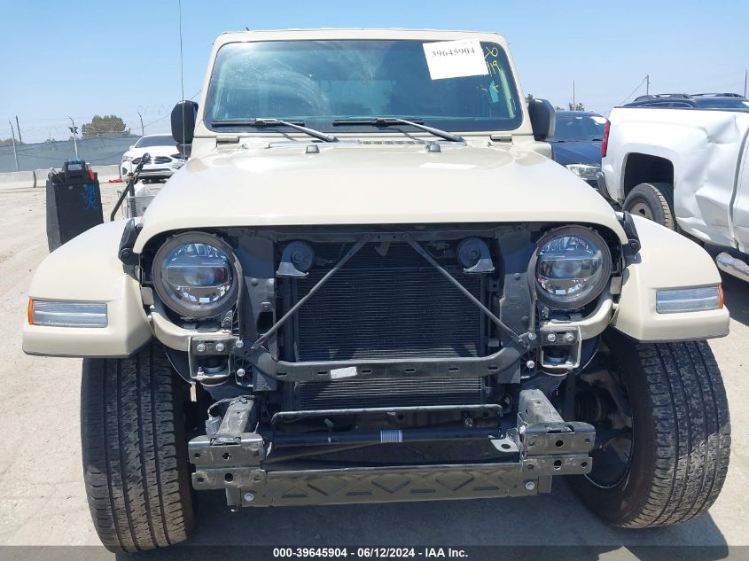 2022 Jeep Wrangler 4Xe Unlimited Sahara 4X4 VIN: 1C4JJXP62NW239526 Lot: 39645904