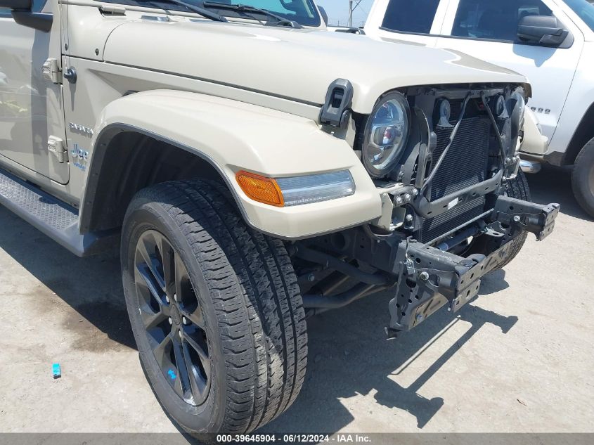 2022 Jeep Wrangler 4Xe Unlimited Sahara 4X4 VIN: 1C4JJXP62NW239526 Lot: 39645904