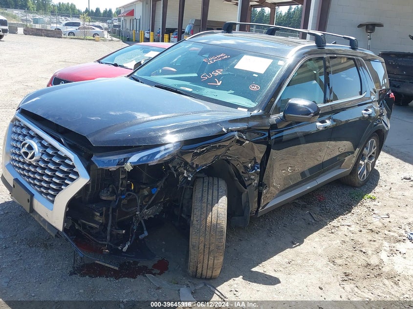 2022 Hyundai Palisade Sel VIN: KM8R4DHE1NU388810 Lot: 39645916