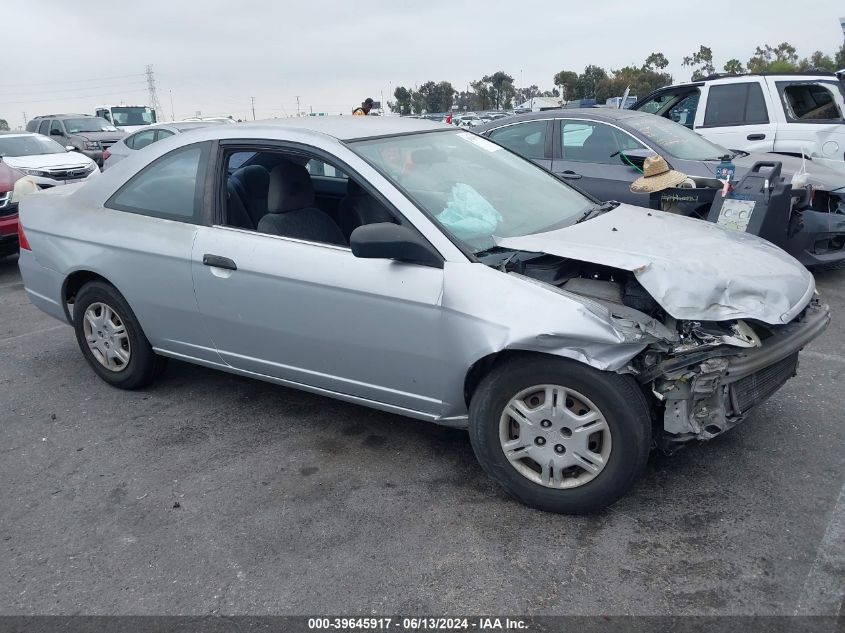 2001 Honda Civic Lx VIN: 1HGEM22571L061796 Lot: 39645917