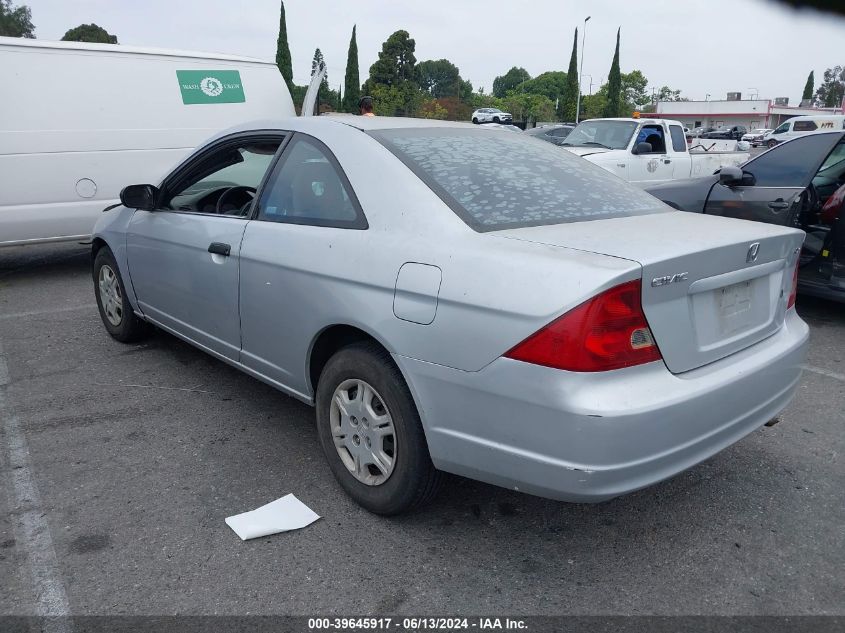 2001 Honda Civic Lx VIN: 1HGEM22571L061796 Lot: 39645917