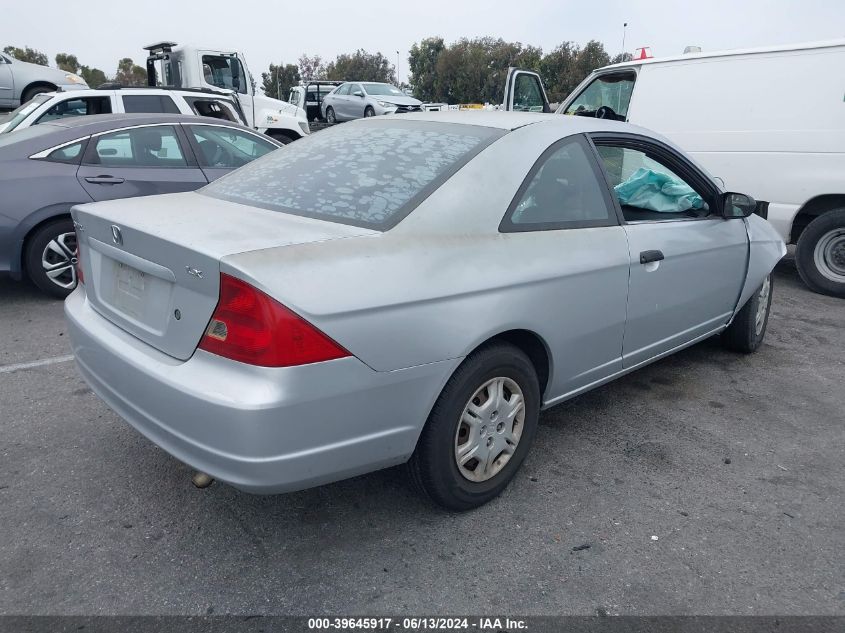 2001 Honda Civic Lx VIN: 1HGEM22571L061796 Lot: 39645917