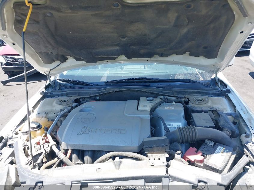 2010 Ford Fusion Hybrid VIN: 3FADP0L39AR126528 Lot: 39645929