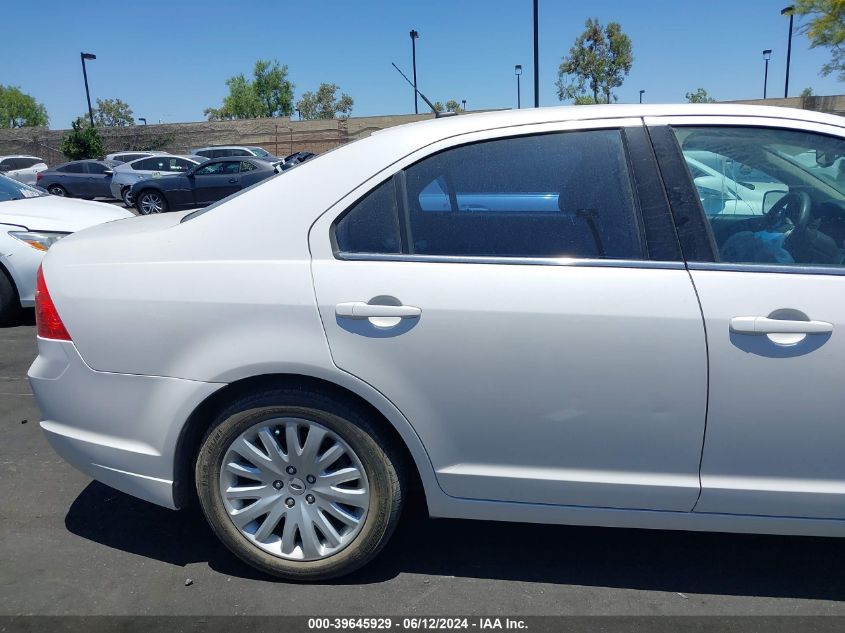2010 Ford Fusion Hybrid VIN: 3FADP0L39AR126528 Lot: 39645929