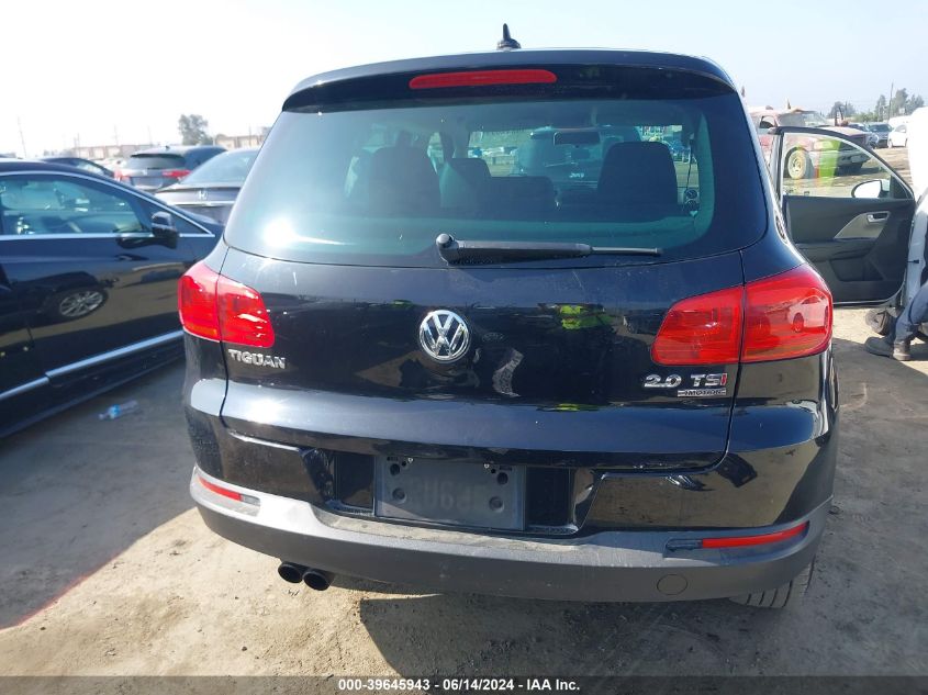 2014 Volkswagen Tiguan Se VIN: WVGBV3AX6EW626031 Lot: 39645943