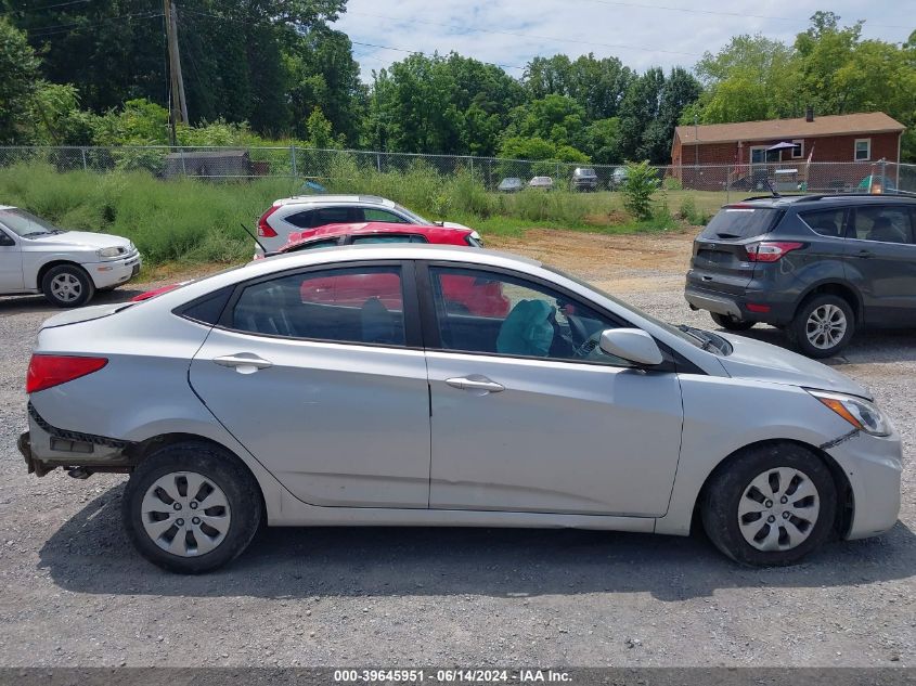 2017 Hyundai Accent Se VIN: KMHCT4AE6HU219700 Lot: 39645951