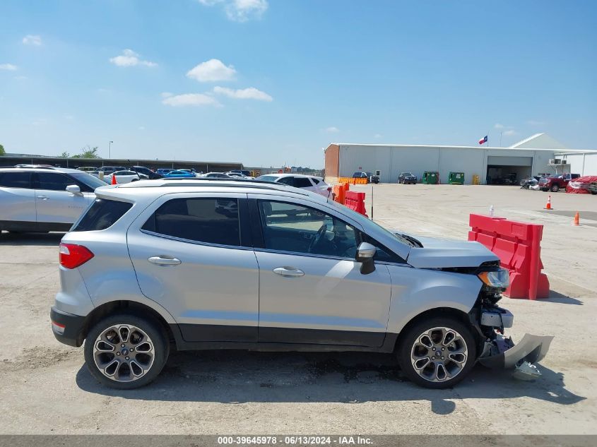 2019 Ford Ecosport Titanium VIN: MAJ6S3KL9KC279629 Lot: 39645978