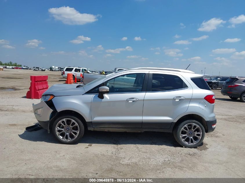 2019 Ford Ecosport Titanium VIN: MAJ6S3KL9KC279629 Lot: 39645978
