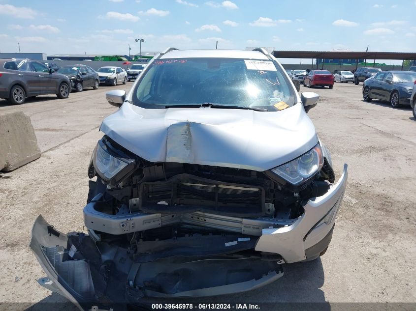 2019 Ford Ecosport Titanium VIN: MAJ6S3KL9KC279629 Lot: 39645978