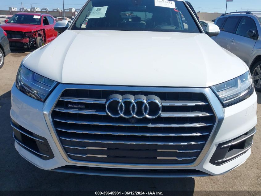 2017 Audi Q7 3.0T Premium VIN: WA1VAAF77HD004672 Lot: 39645981