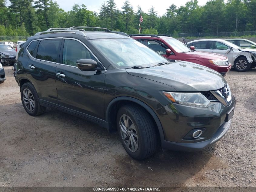 2014 Nissan Rogue Sl VIN: 5N1AT2MV9EC830345 Lot: 39645990