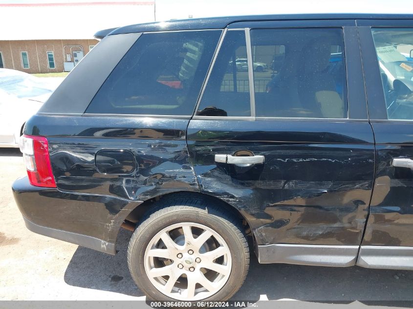 2008 Land Rover Range Rover Sport Hse VIN: SALSK25468A172770 Lot: 39646000