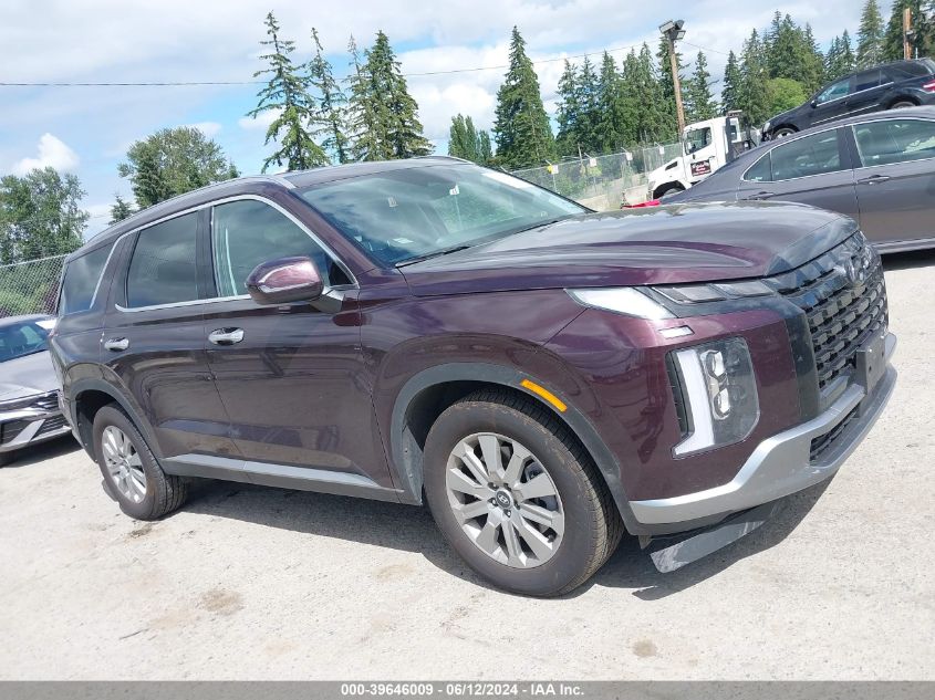 2024 Hyundai Palisade Sel VIN: KM8R2DGE0RU697682 Lot: 39646009