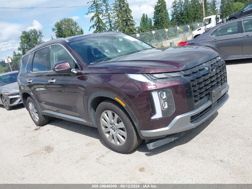 2024 Hyundai Palisade Sel VIN: KM8R2DGE0RU697682 Lot: 39646009