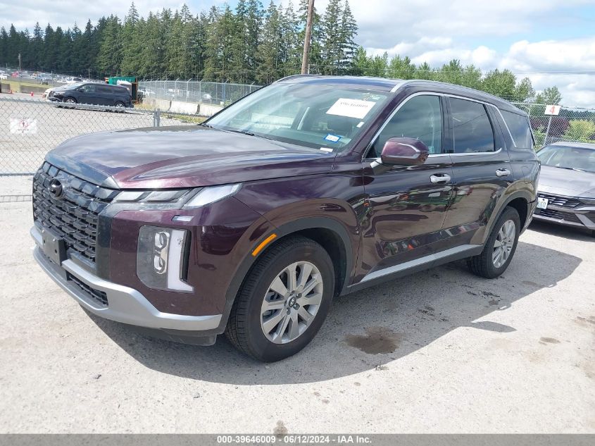 2024 Hyundai Palisade Sel VIN: KM8R2DGE0RU697682 Lot: 39646009