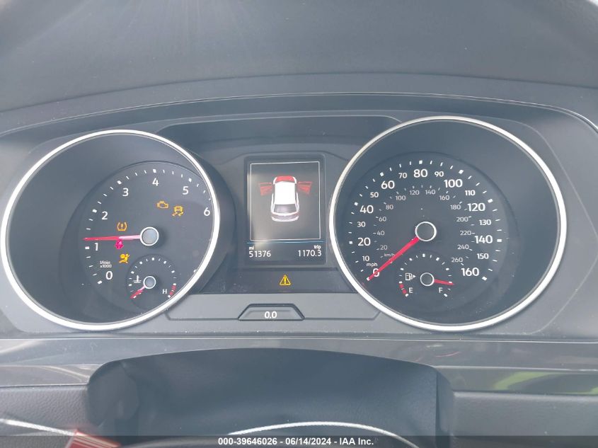 2020 Volkswagen Tiguan 2.0T Se/2.0T Se R-Line Black/2.0T Sel VIN: 3VV3B7AX8LM121065 Lot: 39646026