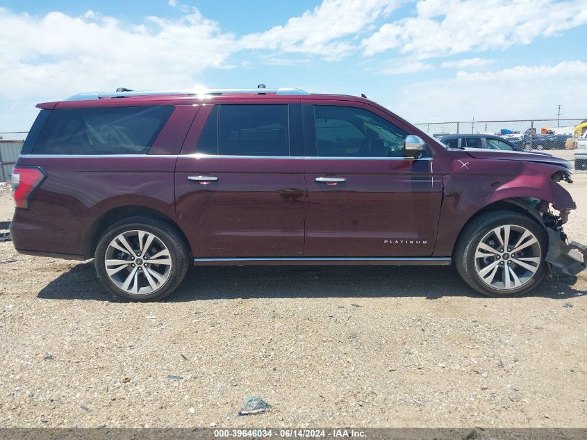 2020 Ford Expedition Platinum Max VIN: 1FMJK1MT2LEA25526 Lot: 39646034