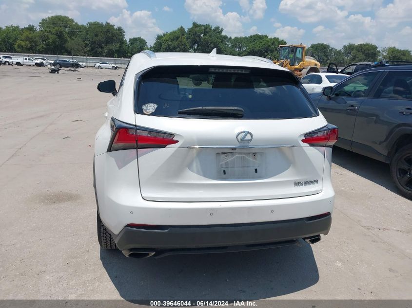 2015 Lexus Nx 200T VIN: JTJYARBZ8F2012066 Lot: 39646044