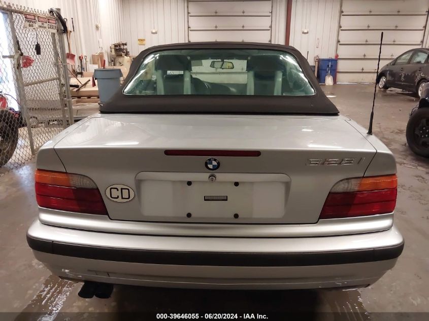 1997 BMW 328Ic VIN: WBABK8321VET98874 Lot: 39646055
