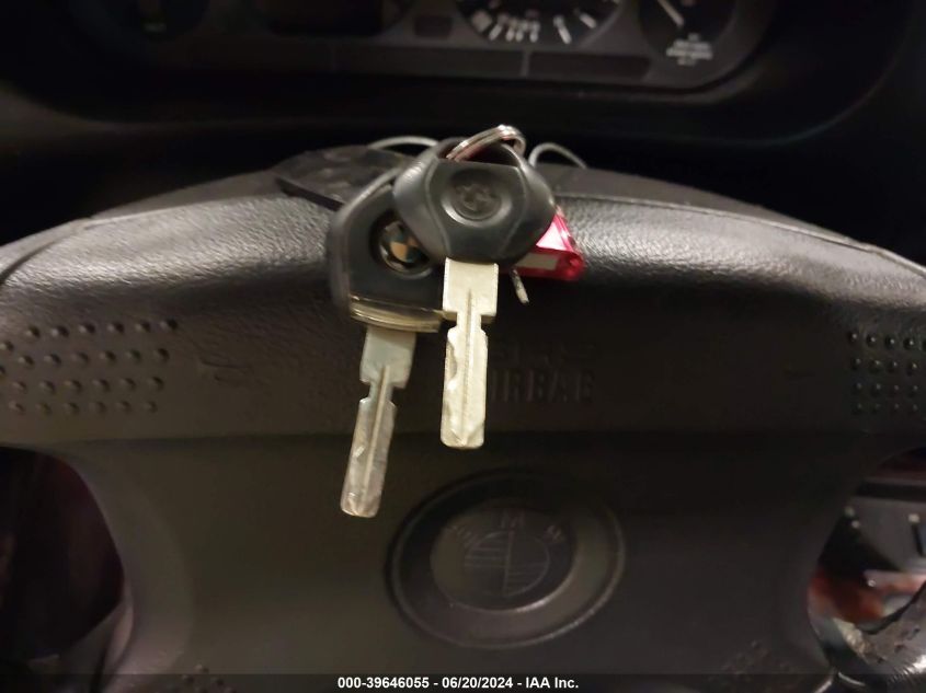 1997 BMW 328Ic VIN: WBABK8321VET98874 Lot: 39646055