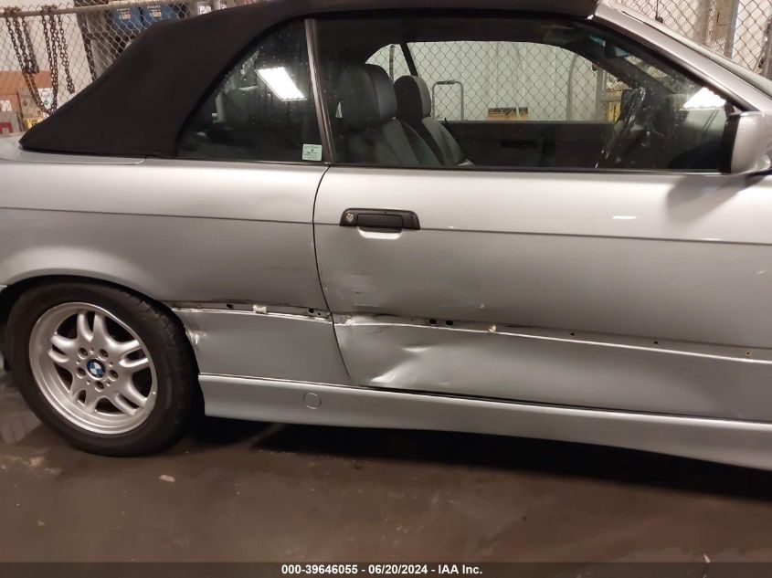 1997 BMW 328Ic VIN: WBABK8321VET98874 Lot: 39646055