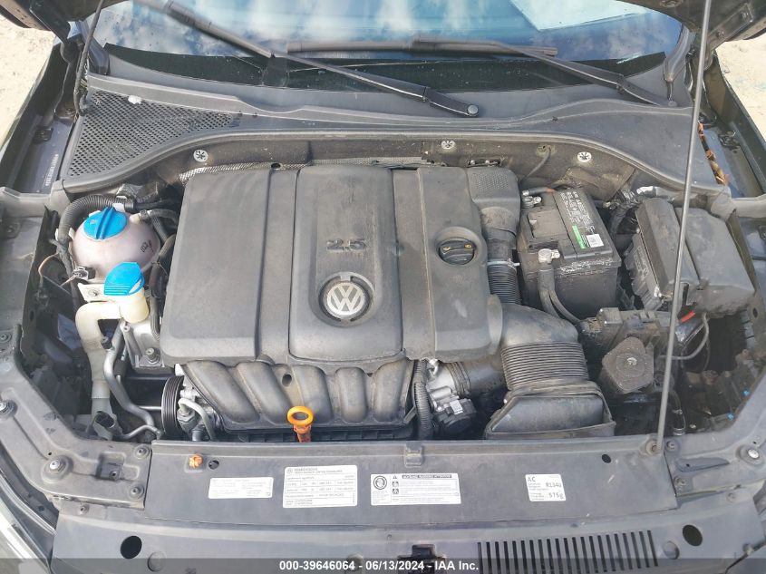 2012 Volkswagen Passat 2.5L S VIN: 1VWAP7A36CC072841 Lot: 39646064