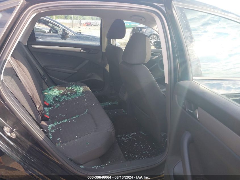 2012 Volkswagen Passat 2.5L S VIN: 1VWAP7A36CC072841 Lot: 39646064