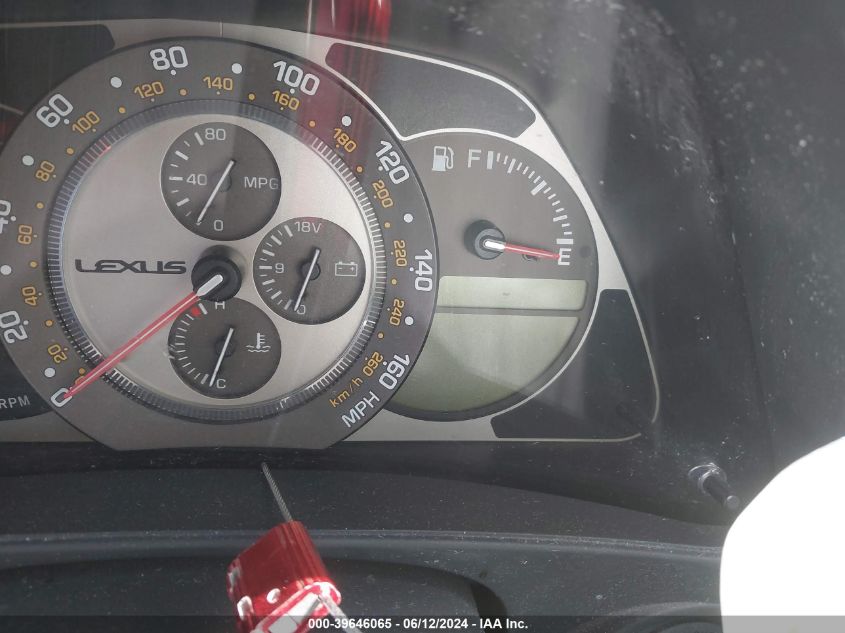 2005 Lexus Is 300 VIN: JTHBD192850099048 Lot: 39646065