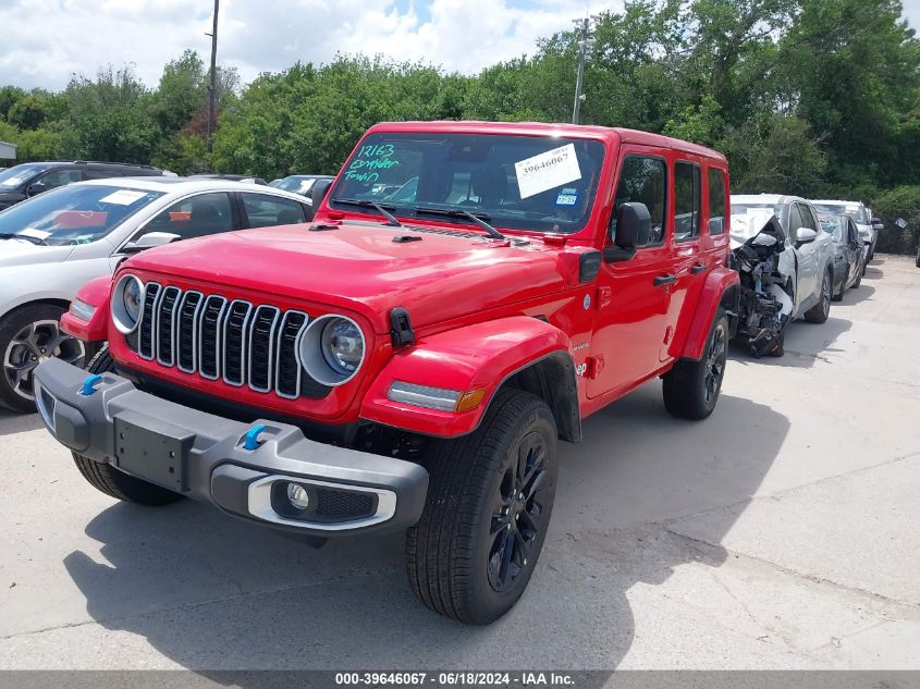 2024 Jeep Wrangler 4Xe Sahara 4Xe VIN: 1C4RJXP65RW225581 Lot: 39646067