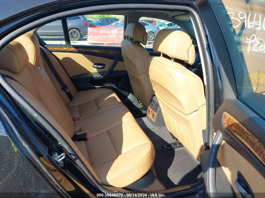 2008 BMW 535I VIN: WBANW13558CZ72363 Lot: 39646070