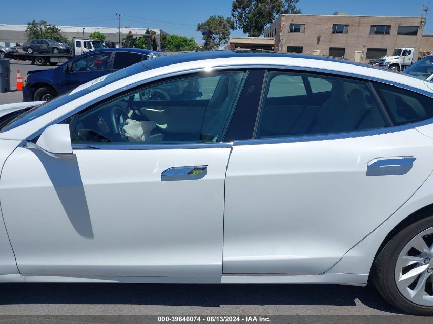 2018 Tesla Model S 100D/75D/P100D VIN: 5YJSA1E2XJF247499 Lot: 39646074