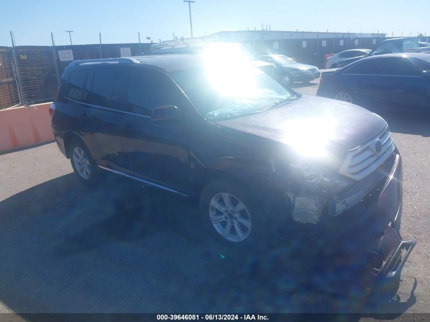 2012 Toyota Highlander Base V6 VIN: 5TDBK3EH2CS121309 Lot: 39646081