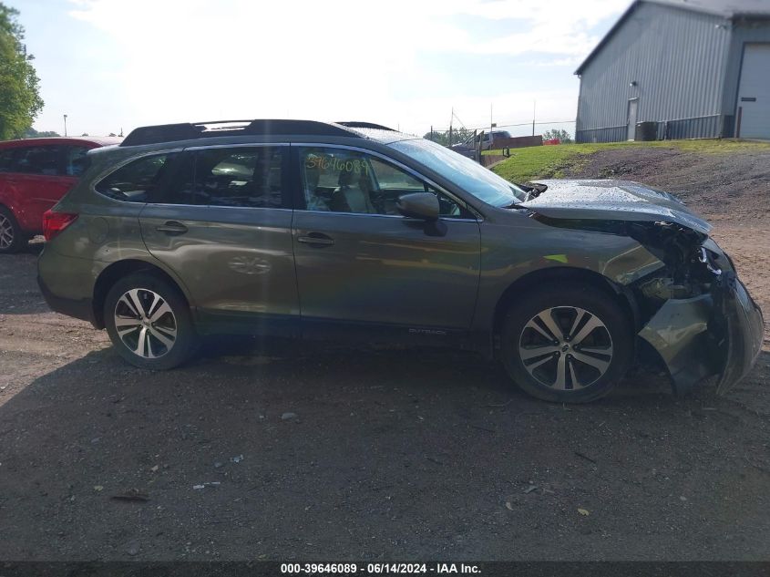 2018 Subaru Outback 2.5I Limited VIN: 4S4BSAKC5J3264861 Lot: 39646089