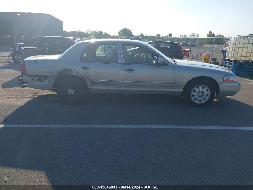 2005 Mercury Grand Marquis Gs VIN: 2MEFM74W45X601361 Lot: 39646093