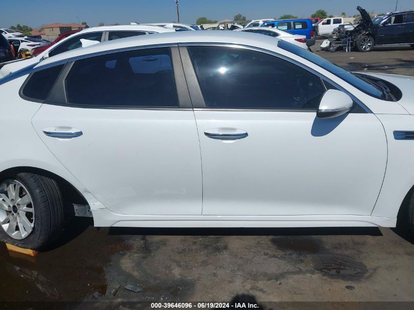 2018 Kia Optima Lx VIN: 5XXGT4L30JG227370 Lot: 39646096