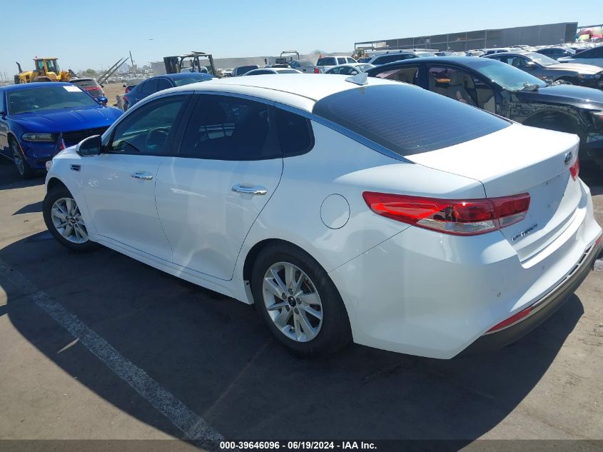 2018 Kia Optima Lx VIN: 5XXGT4L30JG227370 Lot: 39646096