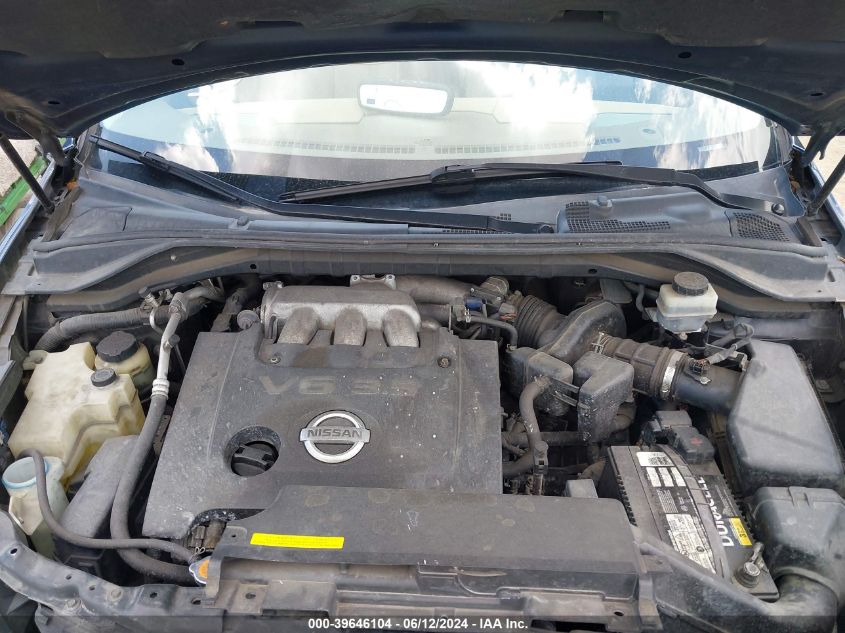 2006 Nissan Murano Sl VIN: JN8AZ08W66W540479 Lot: 39646104